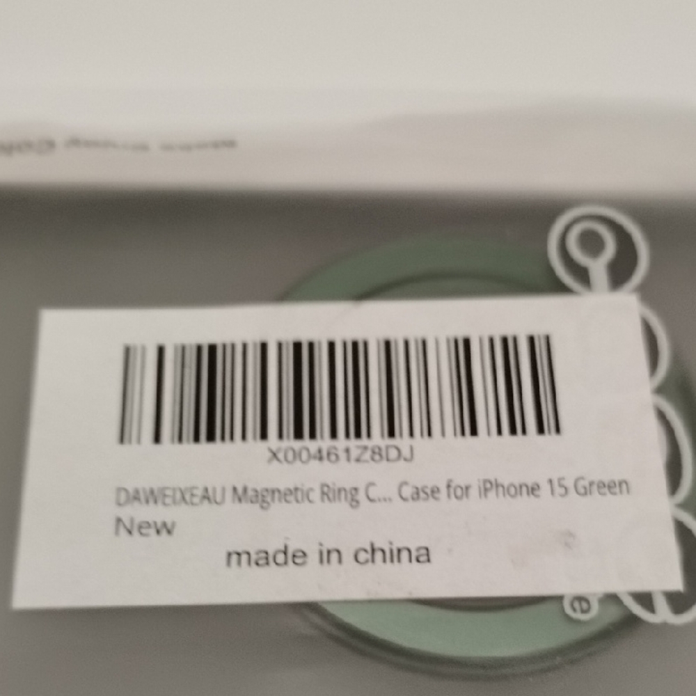 Magnetic Ring Case for iPhone 15